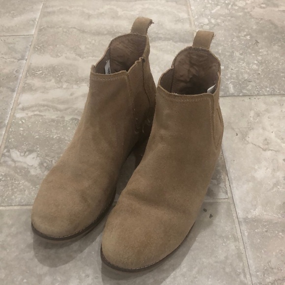 TOMS Women’s Ella Toffee Suede Bootie Size 8 - Picture 2 of 11